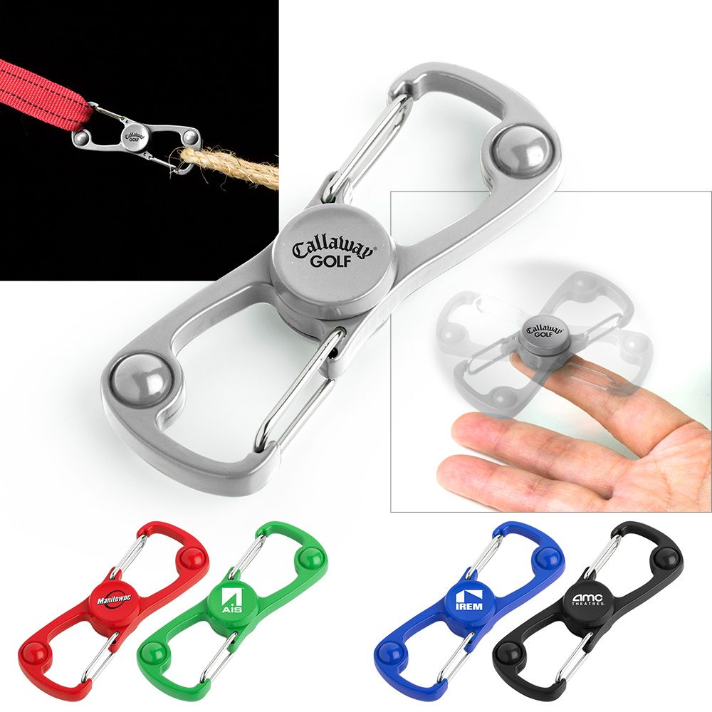 Fidget Spinner and Carabiner